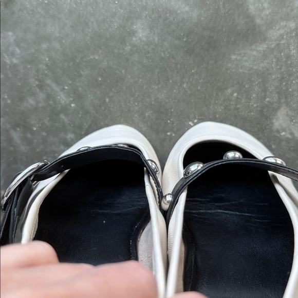 Zara Studded Leather Ballet Flats - Picture 8 of 11